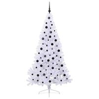 Albero di Natale artificiale Bianco 210 cm PVC e Acciaio 3426822