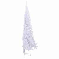 Albero di Natale artificiale Bianco 210 cm PVC e Acciaio 3426822