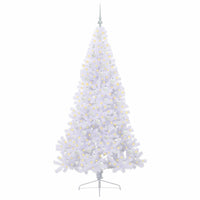 Albero di Natale artificiale Bianco 210 cm PVC e Acciaio 3426824