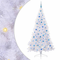 Albero di Natale artificiale Bianco 210 cm PVC e Acciaio 3426828