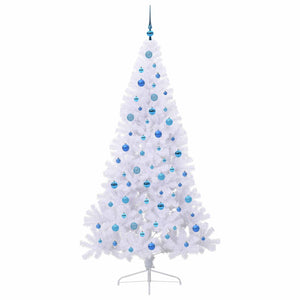 Albero di Natale artificiale Bianco 210 cm PVC e Acciaio 3426828