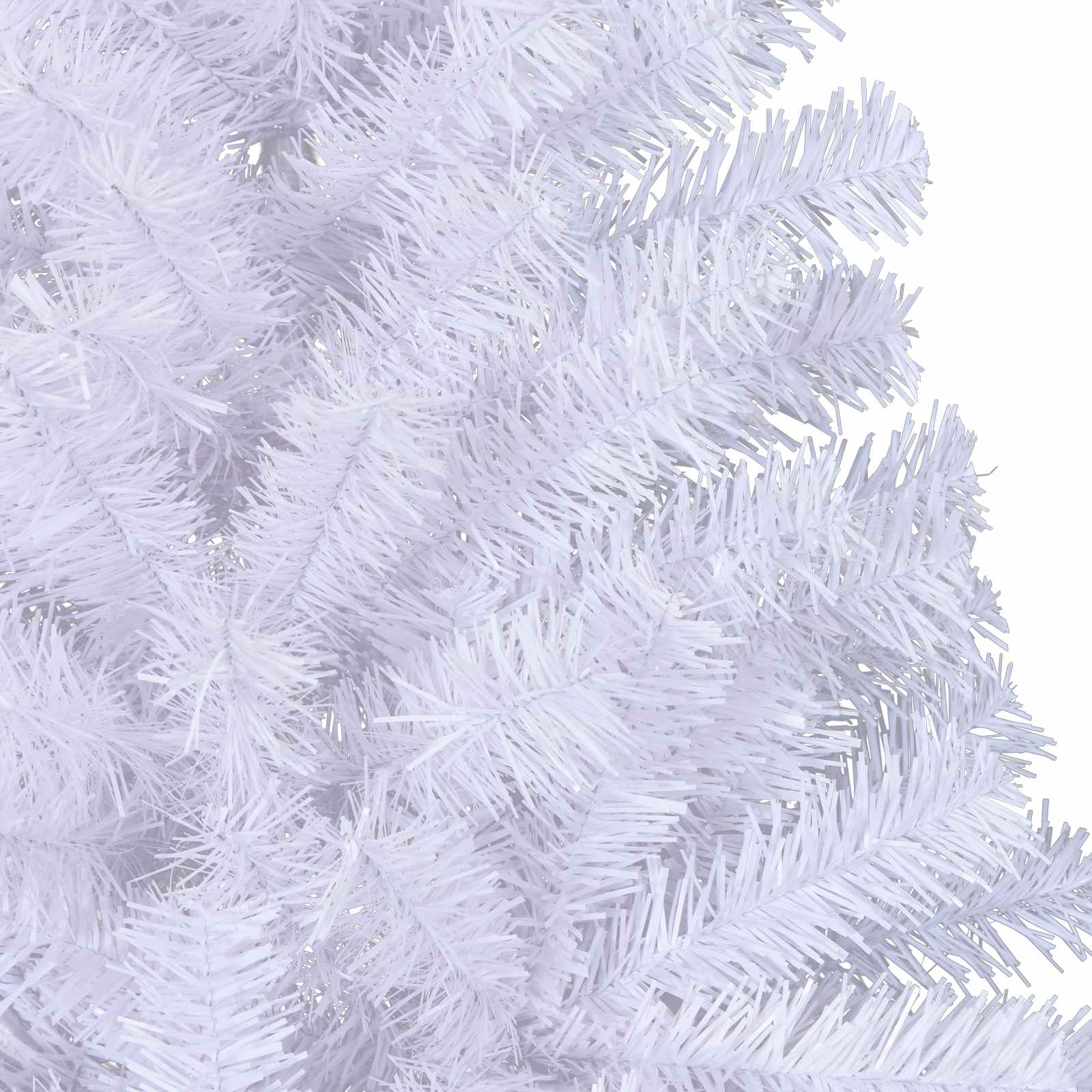 Albero di Natale artificiale Bianco 240 cm PVC e Acciaio 3426830