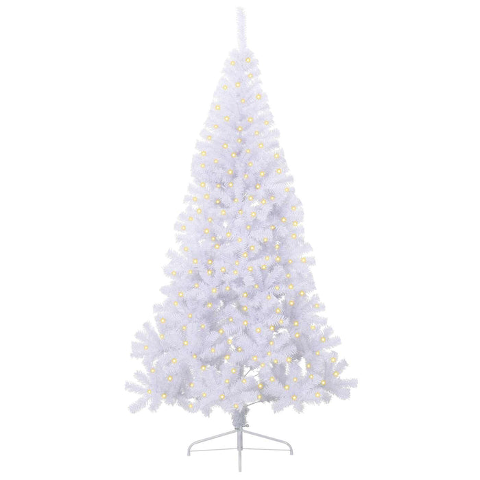 Albero di Natale artificiale Bianco 240 cm PVC e Acciaio 3426830
