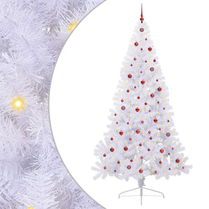 Albero di Natale artificiale Bianco 240 cm PVC e Acciaio 3426834