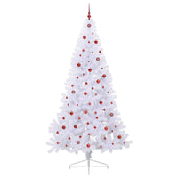 Albero di Natale artificiale Bianco 240 cm PVC e Acciaio 3426834