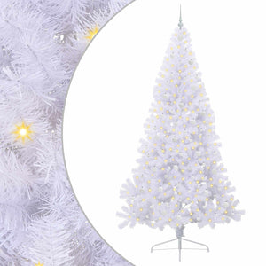 Albero di Natale artificiale Bianco 240 cm PVC e Acciaio 3426837