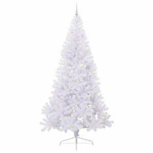 Albero di Natale artificiale Bianco 240 cm PVC e Acciaio 3426837