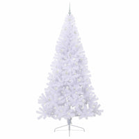 Albero di Natale artificiale Bianco 240 cm PVC e Acciaio 3426837