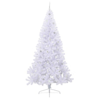 Albero di Natale artificiale Bianco 240 cm PVC e Acciaio 3426839
