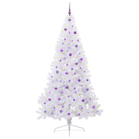 Albero di Natale artificiale Bianco 240 cm PVC e Acciaio 3426840