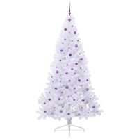 Albero di Natale artificiale Bianco 240 cm PVC e Acciaio 3426840