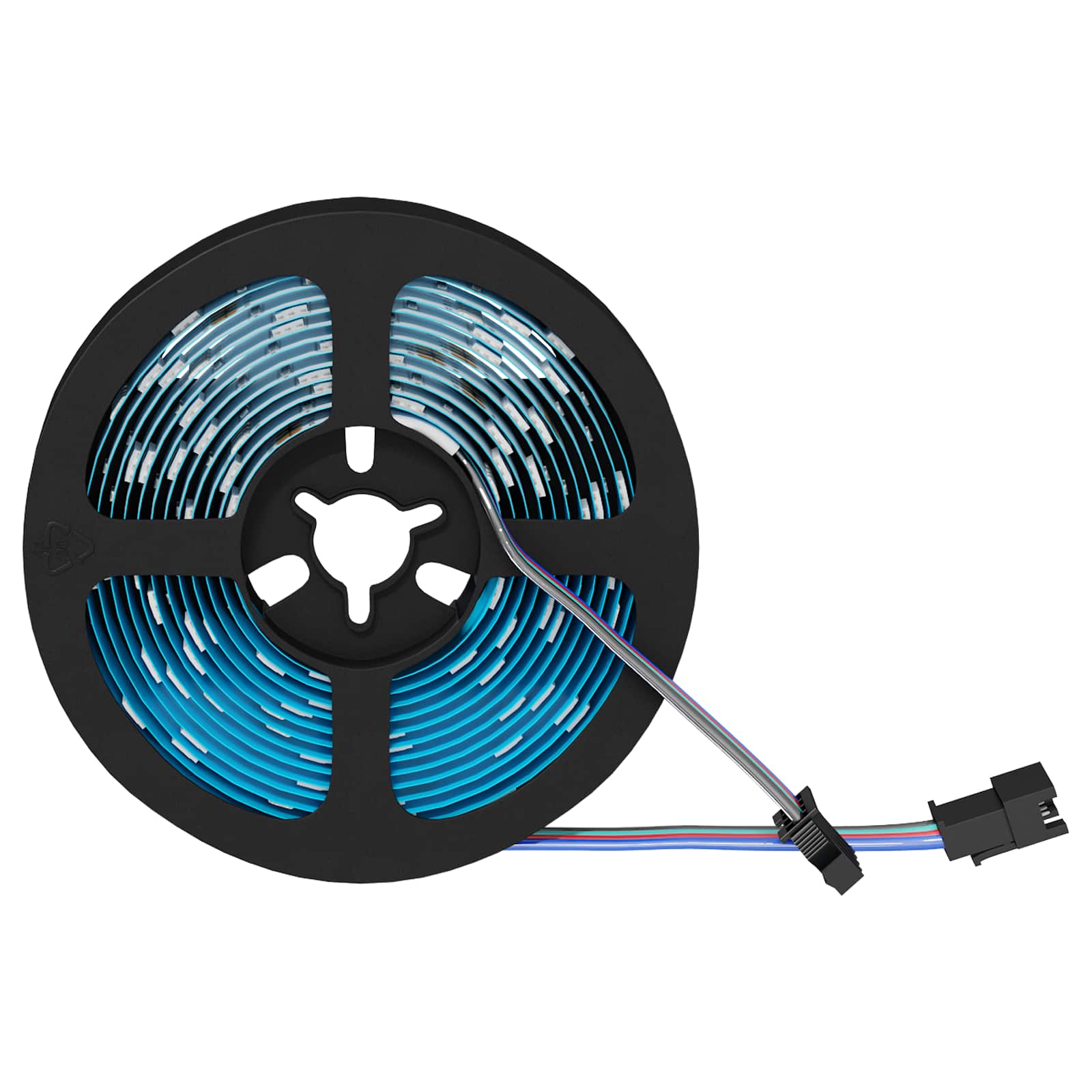 Striscia LED 4 pcs Nero e trasparente 300 cm Rame e plastica 3429088