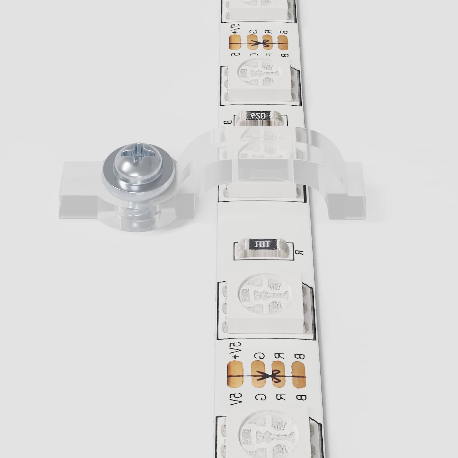 Striscia LED 4 pcs Nero e trasparente 300 cm Rame e plastica 3429088