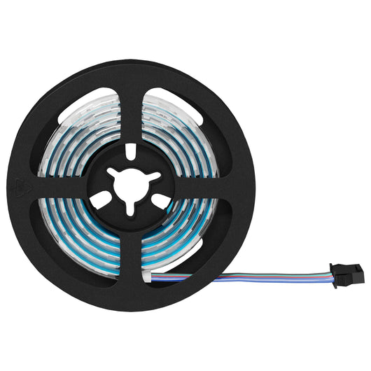 Set di 4 strisce LED flessibili moderne 90 x 0,8 x 0,3 cm illuminazione dinamica decorazione d'interni plastica nera 02_0056338