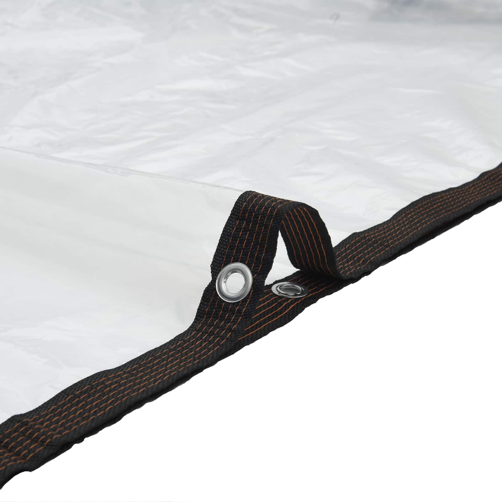 Telo con Occhielli Trasparente 3 x 12 m Polietilene 3429313
