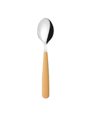 Cucchiaio da tavola in acciaio inox giallo senape