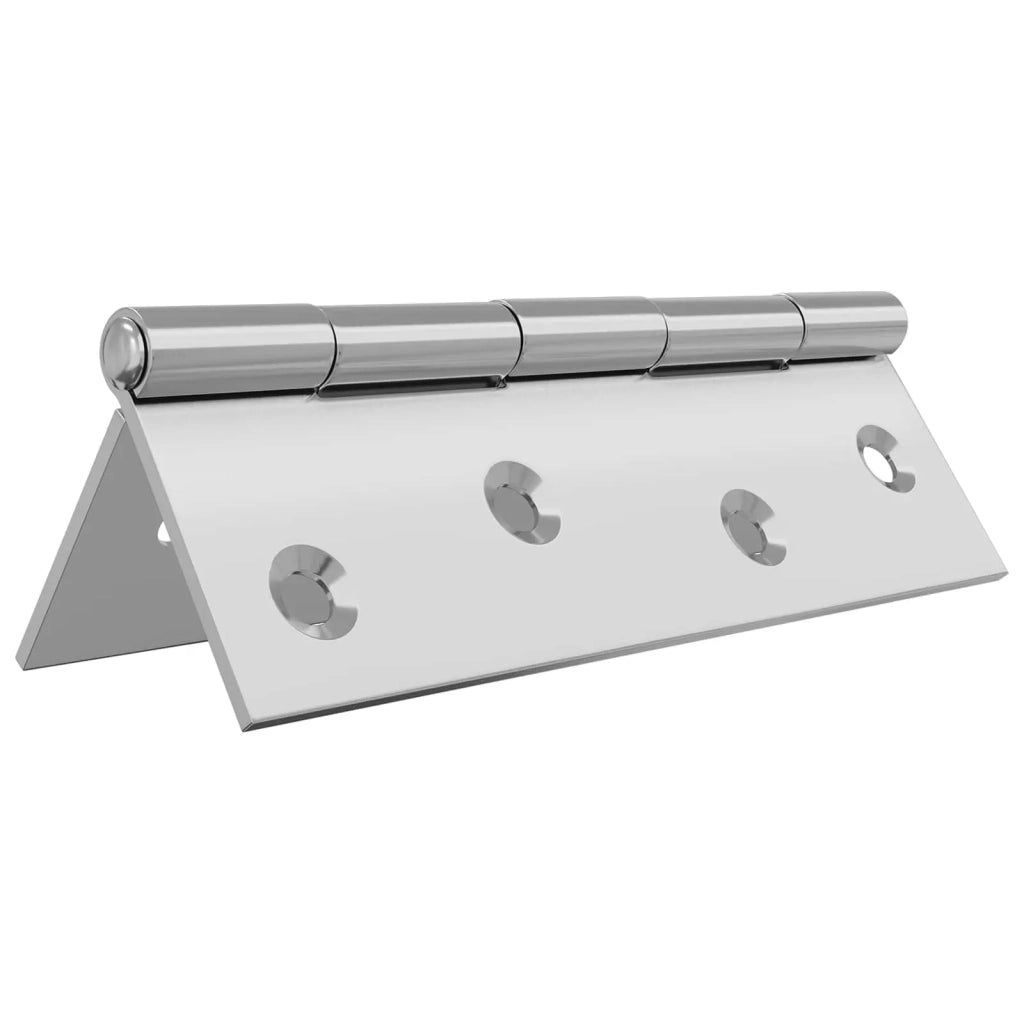 Cerniera 24 pz 89 x 54 x 5 mm Argento Acciaio 42041396