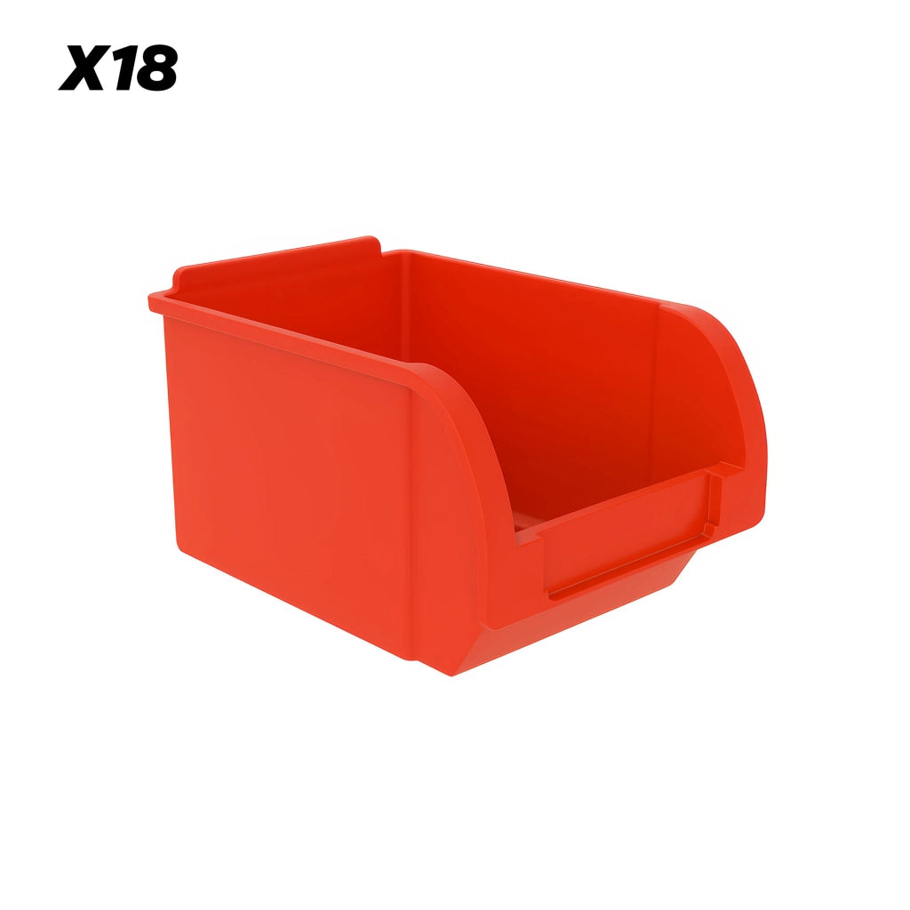 Peg Small - Pannello Portautensili da Parete 64x41 cm con 30 Box Contenitori Impilabili
