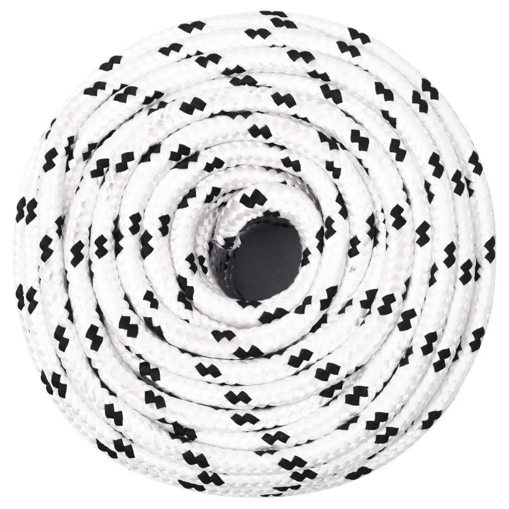 Corda | Fune Intrecciata per Barca Bianca 6 mm x 100 m Poliestere