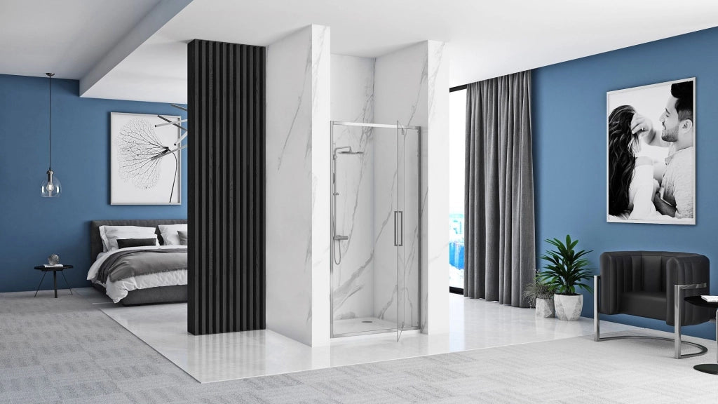 Porta Doccia Rea Rapid Swing Chrom 100