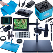 Set Mikroscopio Digitale Earth Pro MCEP-0.5X con Camera Aquarius PRO 8,29mp, Tappetino Silicone, Supporto Display