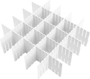 Organizzatori di carreggiamento - Organizzatori di carico - Ordina il carico - Sistema di aggancio regolabile - 10 pezzi - Bianco
