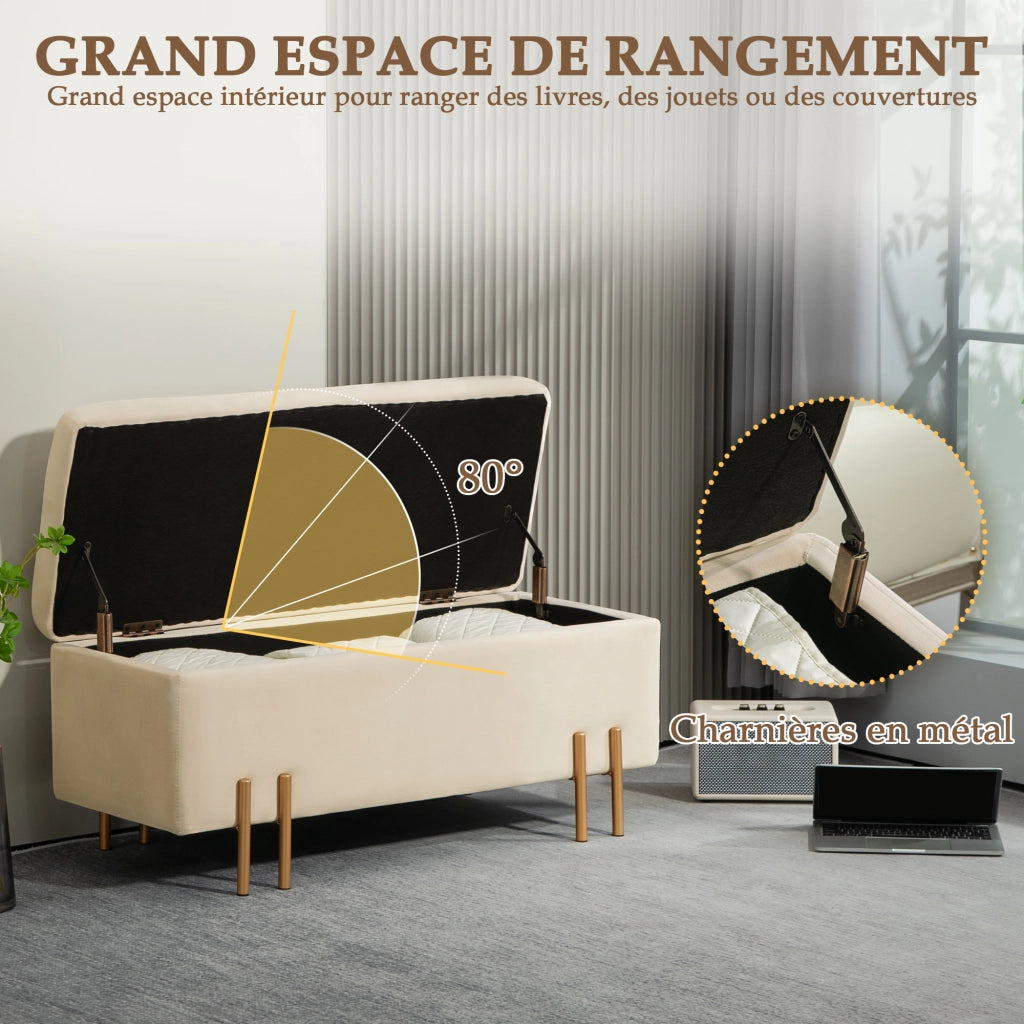 Cassettiera design contemporaneo ¨C zephmum ¨C beige metallo dorato