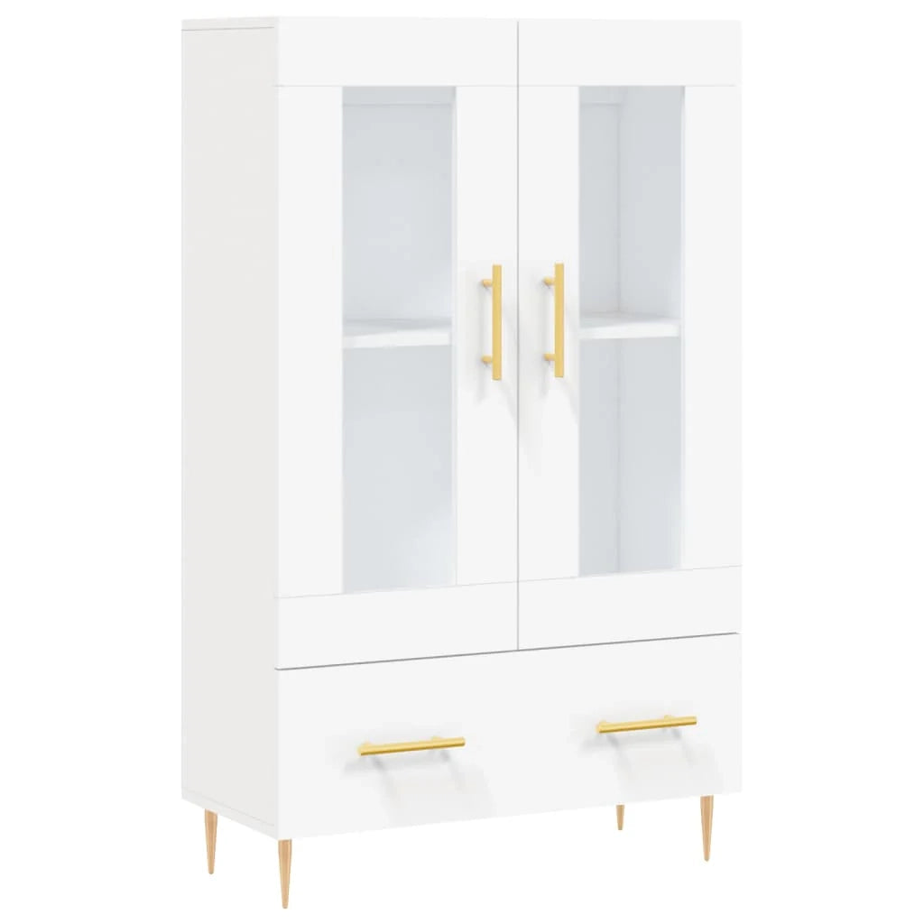 Buffet credenza cassettiera mobiletto mobile contenitore organizer cucina soggiorno salotto alto 69,5 x 31 x 115 cm legno ingegnerizzato bianco 02_0032498