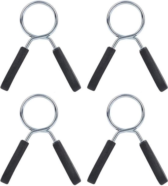 Fibbia a molla per barbiche e manubri 50mm 30mm 28mm - Attrezzatura per la palestra - Maniglie in plastica morbida (28mm)