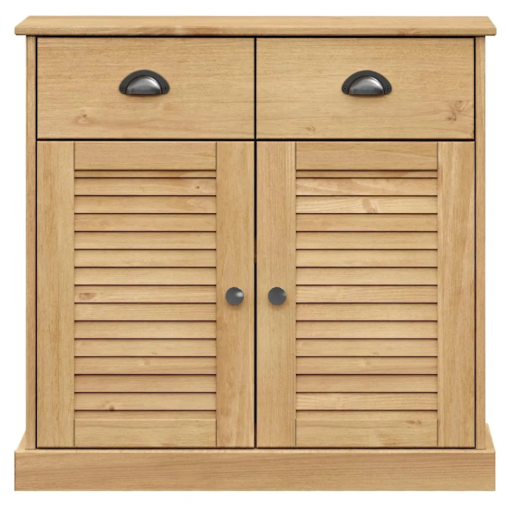 Credenza | Madia | Buffet da pranzo | Armadio da pranzo con Cassetti VIGO 78x40x75cm Legno Massello Pino