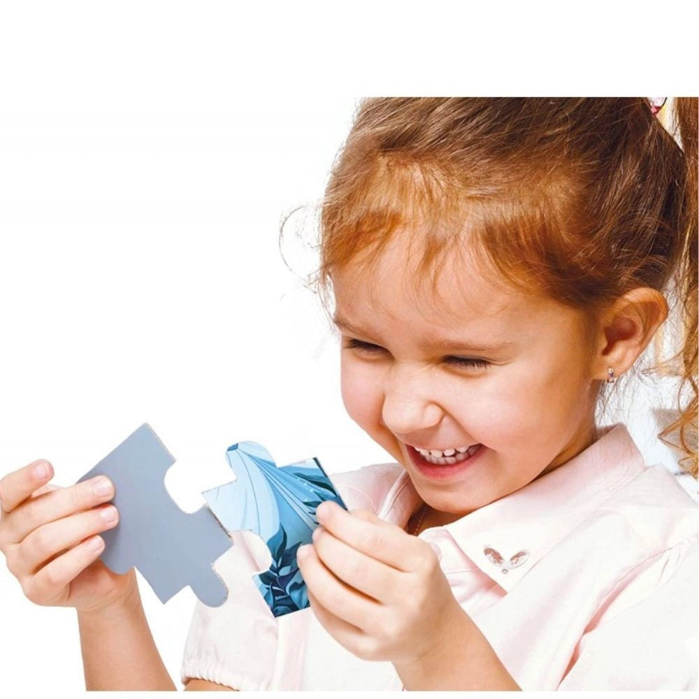 Trade Shop - Disney Supercolor Puzzle Frozen La Regina Di Ghiaccio Elsa Olaf Anna 30 Pezzi -