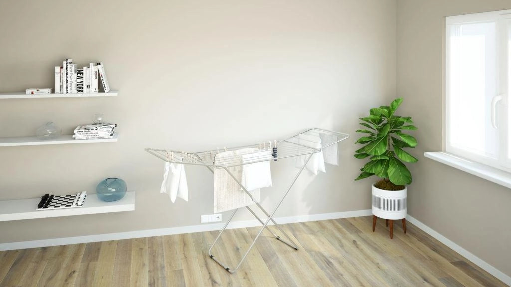Colombo New Scal ST186 Glam 18 Stendibiancheria con Alette Acciaio Ripiegabile 18 m Antiruggine colore Grigio