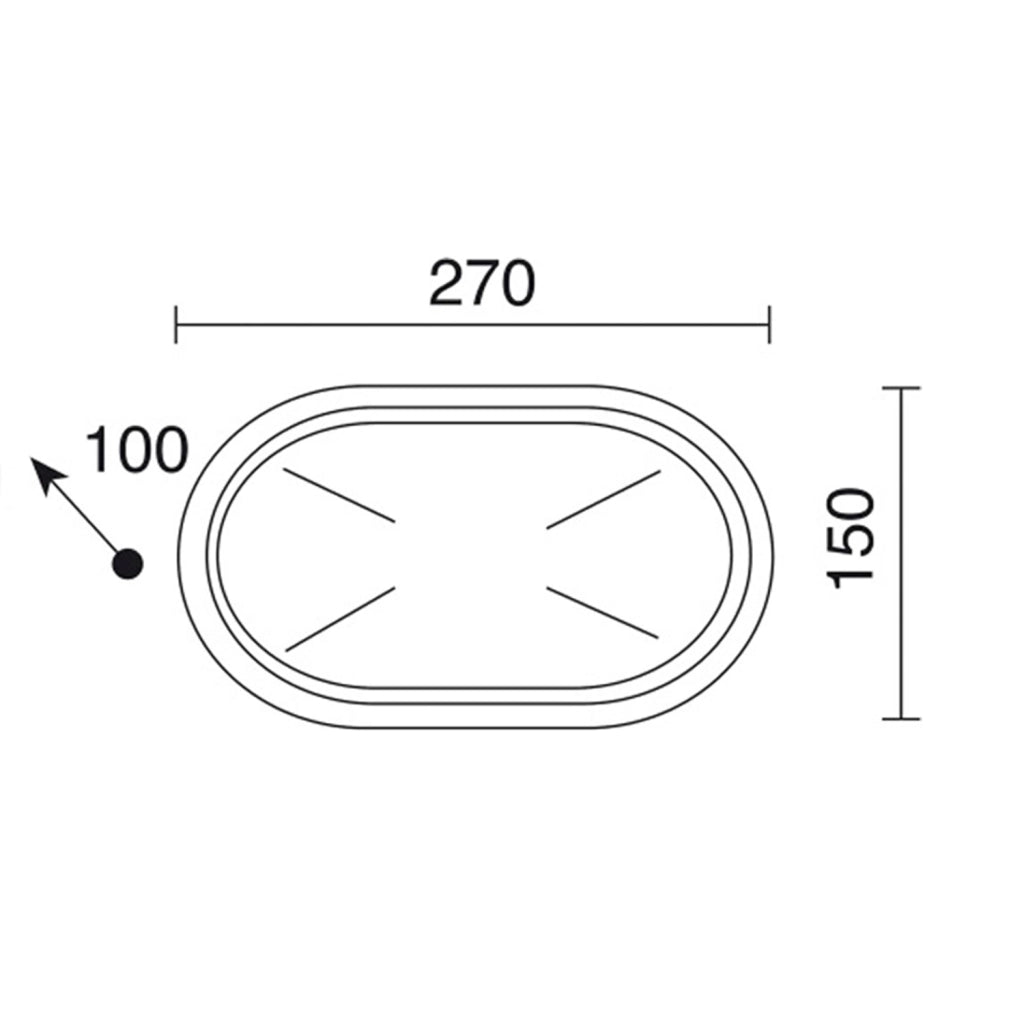 Plafoniera Esterno Contemporanea Owen Pc Nero 1 Luce E27 Ip44