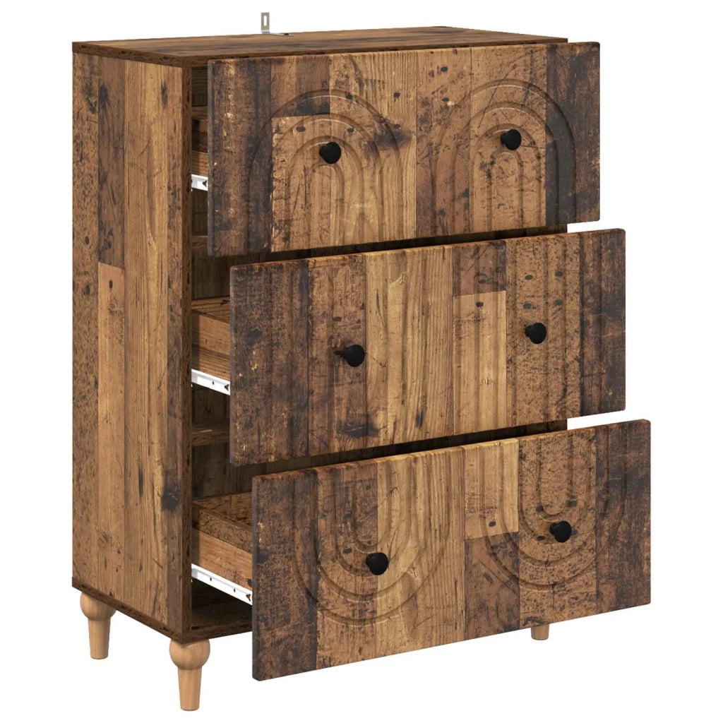 Mobile con Cassetti Legno antico 66 x 34,5 x 90 cm