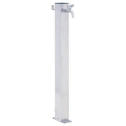 Colonna d'Acqua da Giardino 80 cm Acciaio Inox Quadratocod mxl 73098