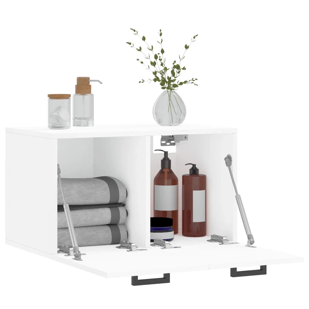 Mobile a Parete Bianco 60x36,5x35 cm in Legno Multistrato 830020