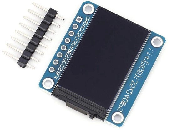Modulo di schermo TFT IPS 1,14 pollici 3,3V con ST7789 - Risoluzione 135x240
