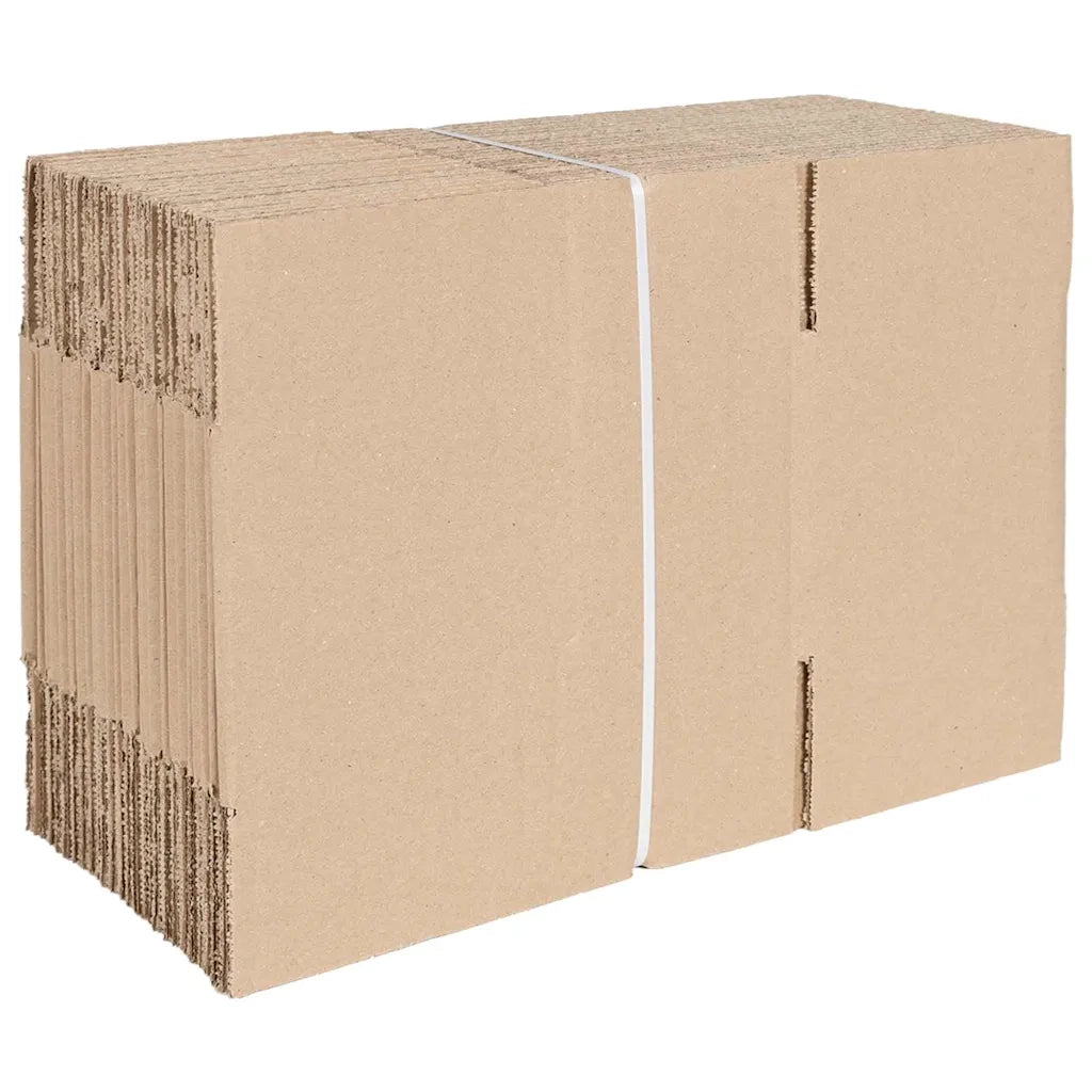 Scatola Pieghevole 50 pcs Naturale 24 x 13 x 13 cm Cartone 4106565