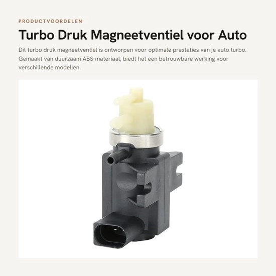 Vitamina per turbocompressore in ABS - Nuovo - Turbocompressore - Materiale ABS - Adatto per Avant/SEAT/Toledo - Codice OEM 1K0906627A - 1.9/2.0/2.5T - Turbocompressore
