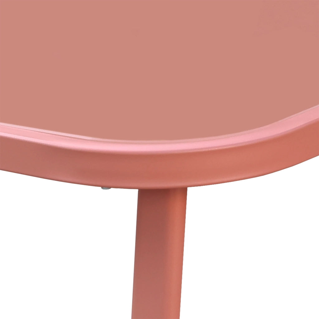 Set di mobili da giardino in textilene a 4 posti in terracotta TENERIFE