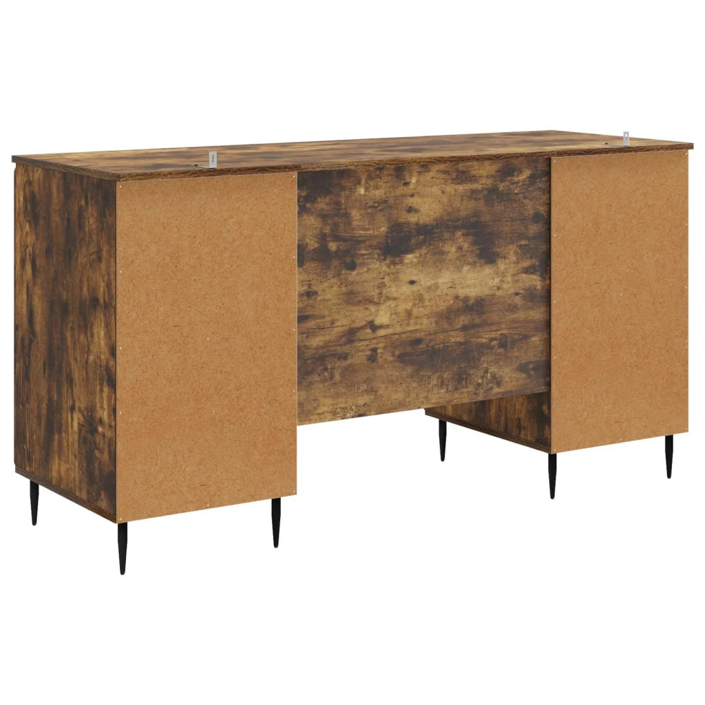 Scrivania Rovere Fumo 142,5 x 50 x 75 cm Legno ingegnerizzato 3414590
