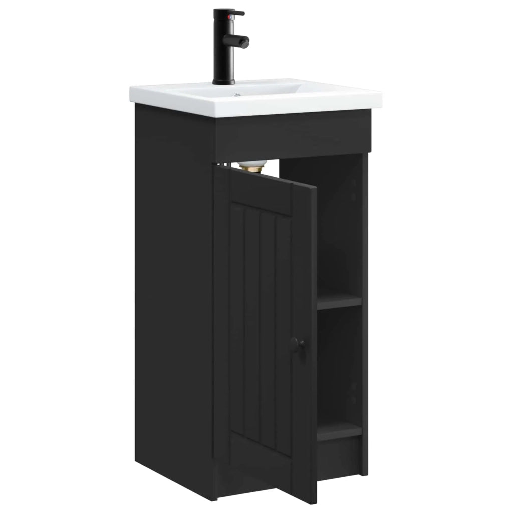 Mobile da bagno con lavabo Nero 42 x 40 x 84,5 cm