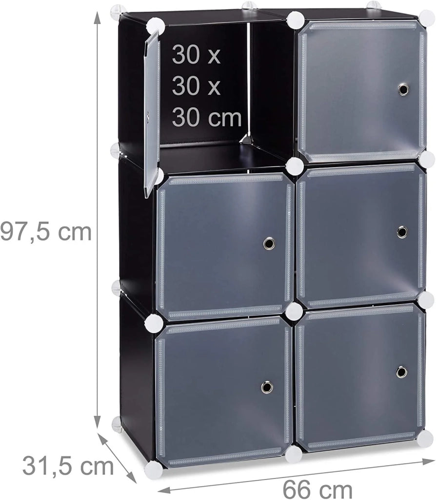 Mobile contenitore con 6 ante nero 13_0002585_3