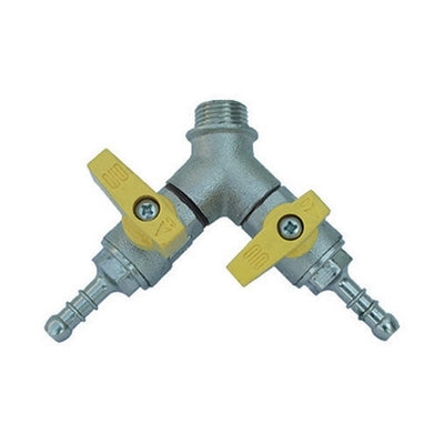 BOLLA MASCHIO CON VALVOLA A SFERA PORTAGOMMA- 1/2 x 14  Metano DN 15- ENOLG- pezzi 1