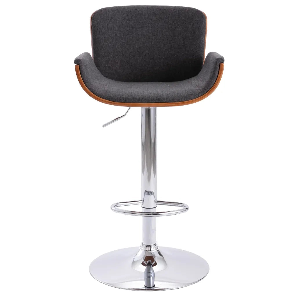 Sgabello da Bar Grigio in Tessuto cod mxl 62558