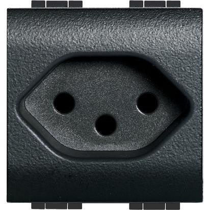 Living Int. - Presa 2P+T 10A 250Vac - standard svizzero - L4164/13