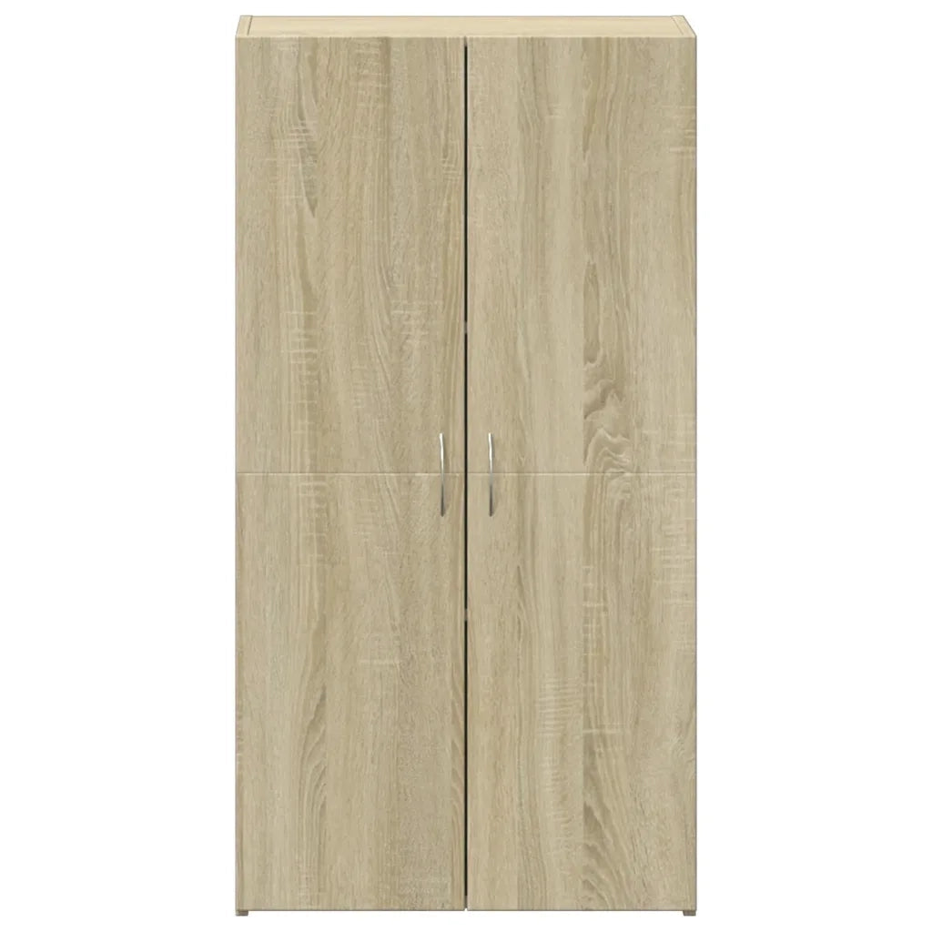 Schedario Rovere Sonoma 60x32x115 cm in Legno Multistrato 840774