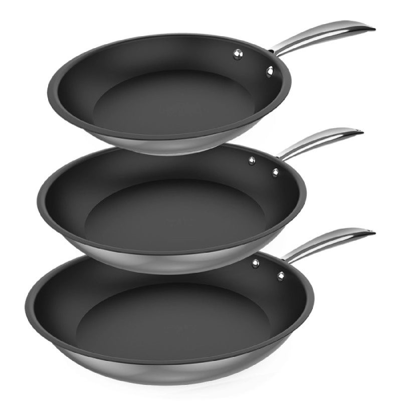 CECOTEC 01032 - Set di padelle Polka Classy 20-24-28 Bucket Set Steel