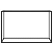 Tavolo Consolle Trasparente 120x35x75 cm in Vetro Temperato 322815