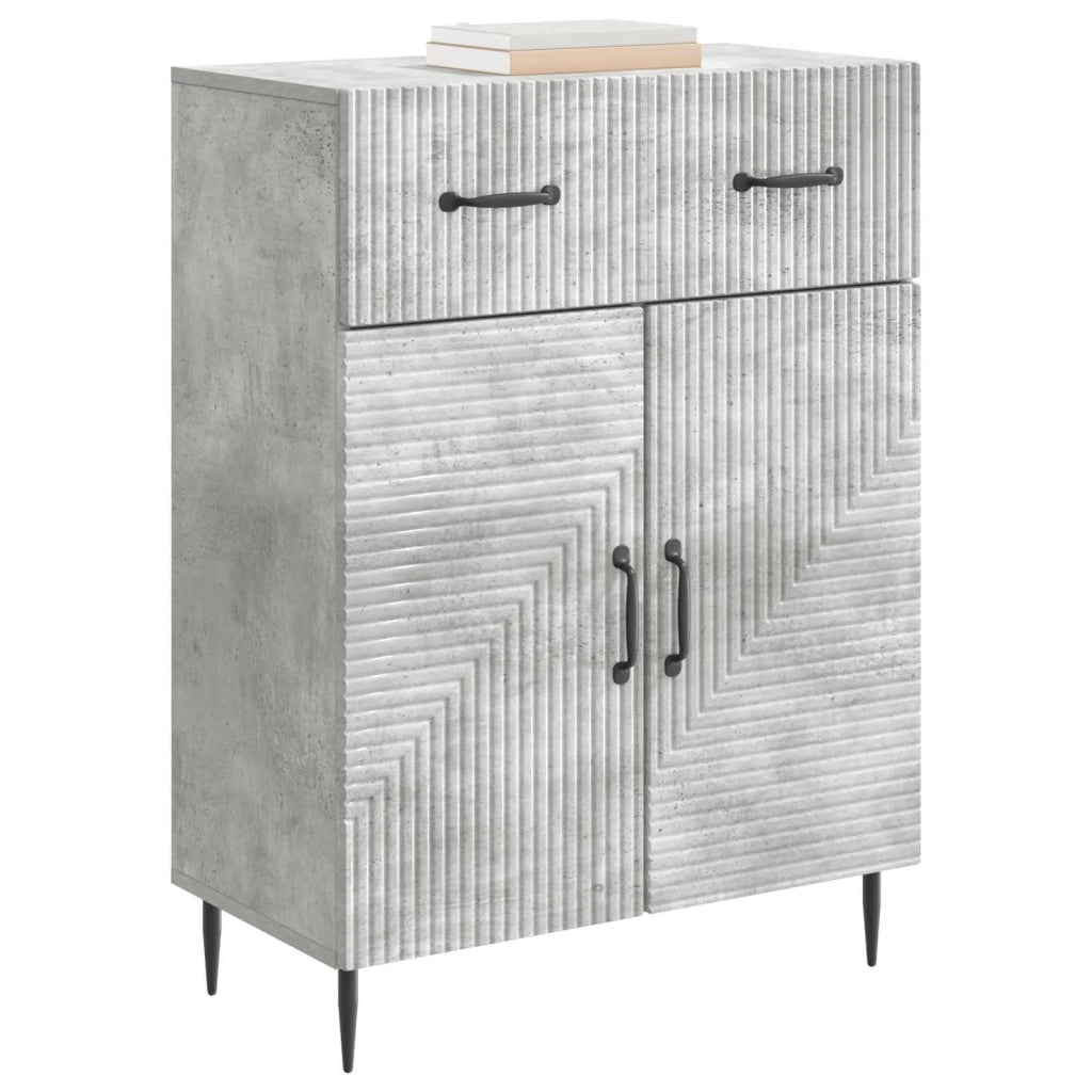 Credenza con cassetto Grigio Cemento 66 x 34,5 x 89,5 cm